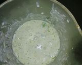A picture of step 3 of Beef green karhai.