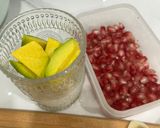 Hình bước làm 2 của món Sữa Chua Bơ Chuối Lựu