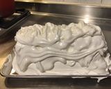 A picture of step 19 of Baked Alaska Flambéed with Rum.