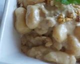 Une image de l'étape 7 de Gnocchis Maison sauce Gorgonzola Mascarpone et Noix.
