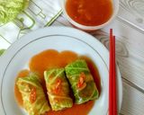 Foto langkah ke 5 dari resep Sawi putih gulung isi ayam tahu.