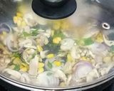 A picture of step 2 of Mushroom Corn Milk Biryani.