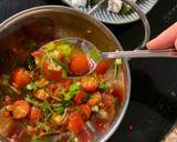 Chicken, chilli, tomato and mozzarella warm salad! recipe step 10 photo