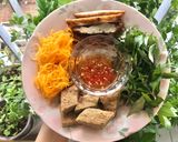 Hình bước làm 1 của món Bánh mì chả cá
