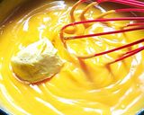 Gambar langkah 3 resipi Durian Crepe Kastad.