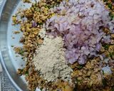 A picture of step 4 of Rajma tikki chaat.
