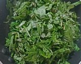A picture of step 4 of Amarnatha bhaji.