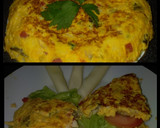 Foto del paso 5 de la receta: Tortilla de bacalao y verduras