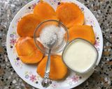 A picture of step 1 of Mango Milk Shake.