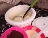 Foto langkah ke 5 dari resep Bolu Zebra Kukus.