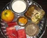 A picture of step 1 of Mix fruit smoothie.
