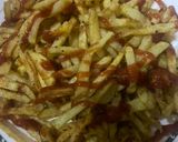 A picture of step 4 of Pakora fries.