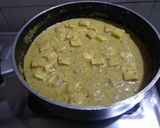 A picture of step 5 of Nawabi paneer curry.