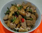 Foto langkah ke 3 dari resep Sambel Baso plus Jamur Merang.