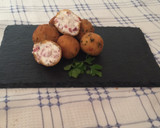 Foto del paso 4 de la receta: Bolas de Queso Philadelphia con Jamón serrano