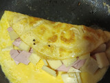 Omelette de jamón y queso sencillito