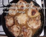 Foto del paso 4 de la receta: Costeleta de cerdo con salsa de mostaza
