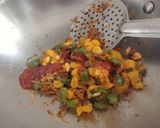 A picture of step 2 of Sandwich dhokla.