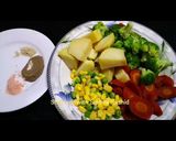 A picture of step 4 of Chicken steak & stir fry vegetables.