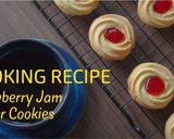 A picture of step 1 of Strawberry Jam Butter Cookies (Spritz Cookies).