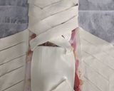 Foto del paso 3 de la receta: Trenza de hojaldre de pollo, bacon y queso