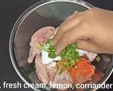 A picture of step 4 of Reshmi Chicken masala.