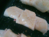 Rollitos de jamón y queso