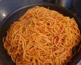 A picture of step 3 of Tomato spaghetti pasta.