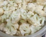 A picture of step 3 of Gobi aloo.