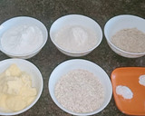 ஆரோக்கியமான பாதாம் ஓட்ஸ் குக்கீஸ் ரெசிபி ஸ்டேப் 1 புகைப்படம்