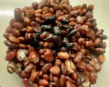 A picture of step 2 of Tri-Colour Black,Pinto and Kidney Beans Masala with Feta Cheese.