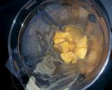 A picture of step 2 of Mango-banana smoothie# season ingredients contest #.