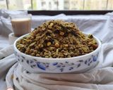 A picture of step 6 of Roasted Red Poha Chiwda.