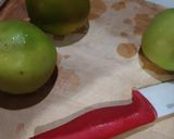 A picture of step 1 of Fried green tomatoes.