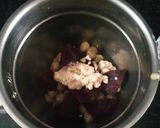 A picture of step 1 of Beet Hummus Sandwich.