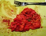 A picture of step 2 of Roast peppers salad.