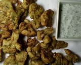 A picture of step 5 of Cauliflower fritters.
