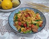 Foto langkah ke 6 dari resep Kwetiau Sosis.