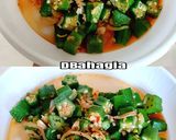 Foto langkah ke 4 dari resep Tumis Okra teri pedas.