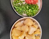 A picture of step 1 of Veg burger.