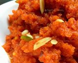 A picture of step 4 of Gajar Halwa.
