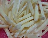 A picture of step 3 of Peri peri fries.