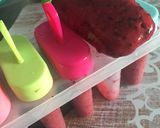 Une image de l'étape 4 de Sorbet fruits rouges.