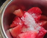 A picture of step 2 of Watermelon lemondo.