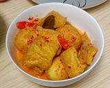 Foto langkah ke 5 dari resep Sayur Tahu Telur Santan.