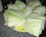 صورة لخطوة 1 من وصفة محشي الكرنب (الملفوف)