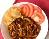 Foto langkah ke 5 dari resep Bistik Daging Sapi Iris.