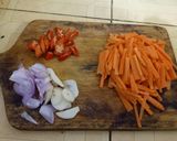Foto langkah ke 2 dari resep Tumis sawi putih #sawiputih.