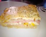 Foto del paso 6 de la receta: Tarta de Choclo, Cebolla, Jamón y huevo
