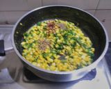A picture of step 2 of Corn spinach quasadillas.